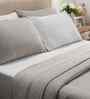 Grey Solid TC 256 Cotton Single Bed Bedcover