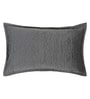 Grey Solid Velvet 27x18 Inches Pillow Cover (1Pc)
