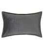 Grey Solid Velvet 27x18 Inches Pillow Cover (1Pc)