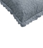 Grey Solid Velvet 27x18 Inches Pillow Cover (1Pc)