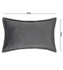Grey Solid Velvet 27x18 Inches Pillow Covers (Set of 2)