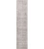 Grey Solid Viscose 1'9 ft X 20 ft Hand Woven Runner