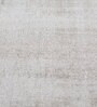 Grey Solid Viscose 10'7 ft X 2'1 ft Hand Woven Runner
