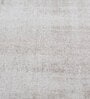 Grey Solid Viscose 13'6 ft X 4'6 ft Hand Woven Runner