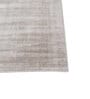 Grey Solid Viscose 13'6 ft X 4'6 ft Hand Woven Runner