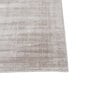 Grey Solid Viscose 2'6 ft X 22'9 ft Hand Woven Runner