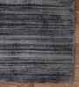 Grey Solid Viscose 2x3 Feet Handmade  Dhurrie