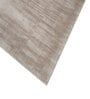 Grey Solid Viscose 4 ft X 6 ft Hand Woven Carpet
