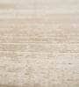 Grey Solid Viscose 5 ft x 7 ft Hand Woven Carpet