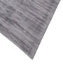 Grey Solid Viscose 5 ft X 8 ft Hand Woven Carpet