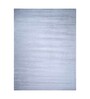 Grey Solid Viscose 6 ft x 9 ft Hand Tufted Carpet