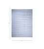 Grey Solid Viscose 6 ft x 9 ft Hand Tufted Carpet