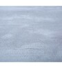 Grey Solid Viscose 6 ft x 9 ft Hand Tufted Carpet