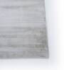 Grey Solid Viscose 8 ft x 10 ft Hand Woven Carpet