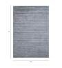 Grey Solid Wool 4 X 6 ft Hand Woven Carpet