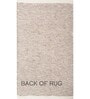 Grey Solid Wool 8 x 10 ft Hand Woven Carpet