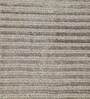 Grey Solid Wool 8 x 10 ft Hand Woven Carpet