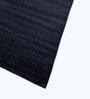 Grey Solid Wool and Viscose 2'6 ft X 8 ft Hand Woven Runner