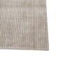 Grey Solid Wool and Viscose 5'6 ft X 12'6 ft Hand Woven Runner