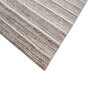 Grey Solid Wool and Viscose 6 ft X 9 ft Hand Woven Carpet