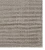 Grey Solid Wool and Viscose 6 ft X 9 ft Hand Woven Carpet
