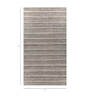 Grey Solid Wool and Viscose 6 ft X 9 ft Hand Woven Carpet