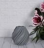 Grey Spiral Essence 3D Vase