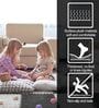 12 Pcs Grey and White Square Plush Puzzle Floor Tiles Kids and Playing Mats