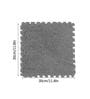 12 Pcs Grey Square Plush Puzzle Floor Tiles Kids and Playing Mats