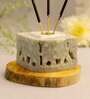 Grey Stone Incense Holder