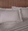 Grey Stripe 200 TC Cotton King Size Bed Sheet with 2 Pillow Covers 24 Collection