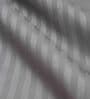Grey Striped 210 TC Satin King Sized Bed Sheets with 2 Pillow Covers
