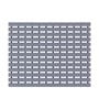 Grey Striped PVC 24x19 Inches Antiskid Shower Bath Mat