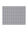 Grey Striped PVC 24x19 Inches Antiskid Shower Bath Mat