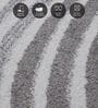 Grey Stripes Polypropylene 5 ft x 2.5 ft Machine Made Runner