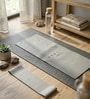 Grey Thermoplastic Elastomer 60X4 Inches Anti Skid Yoga Mat