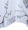Grey Tissue Semisheer 7 Feet Eyelet Curtain (Set of 2)