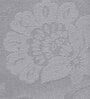 Grey Floral 144 TC 100% Cotton King Sized Bed Sheets with 2 Pillow Covers