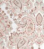 Grey & Maroon Traditional 200 TC 100% Cotton Queen Size Bed Sheets with 2 Pillow Covers Serenity  Collection