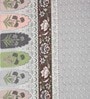 Grey Traditional 300 TC Cotton King Sized Bed Sheets with 2 Pillow Covers