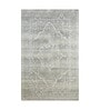 Grey Traditional Blended Wool 6 ft x 9 ft Hand Knotted Carpet