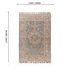 Grey Traditional Hand Woven 6 Ft X 4 Ft  Dhurrie