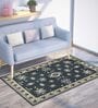 Grey Traditional Polyester 5 ft x 7 ft Machine made Carpet