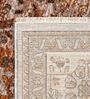 Grey Traditional Polyester 59x32 Inches Machine Made Floor Runner