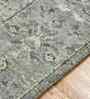 Grey Traditional Raw Handspun Wool 2x3 Feet Handmade  Dhurrie