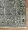 Grey Traditional Raw Handspun Wool 8x10 Feet  Handmade Rectangle Carpet