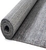 Grey Traditional Viscose And Wool And Cotton 8X5 Feet Handloom Carpet