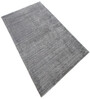 Grey Traditional Viscose And Wool And Cotton 8X5 Feet Handloom Carpet