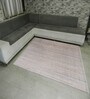 Grey Traditional Viscose 8X5 Feet Handloom Carpet