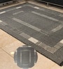 Grey Traditional Wool Hand Woven Carpet